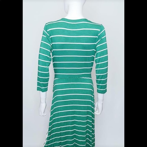 SPENSE ASYMMETRIC MOCK WRAP DRESS - Picture 2 of 2